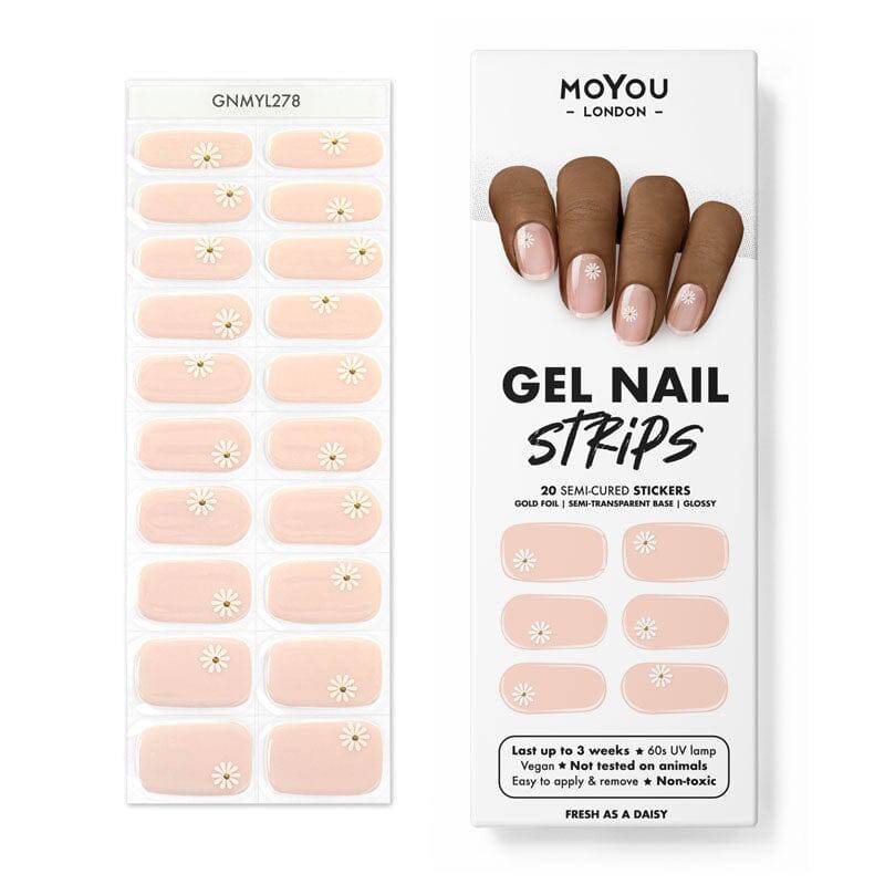 Gel Nail Strip ★ Fresh as a Daisy - MoYou London