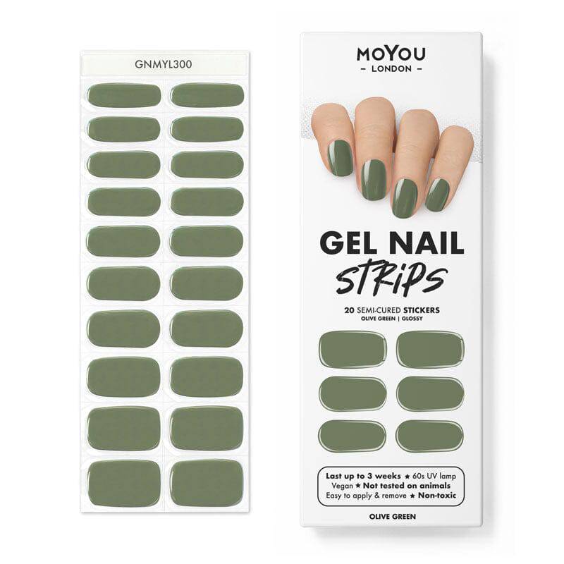 Gel Nail Strip ★ Olive Garden - MoYou London