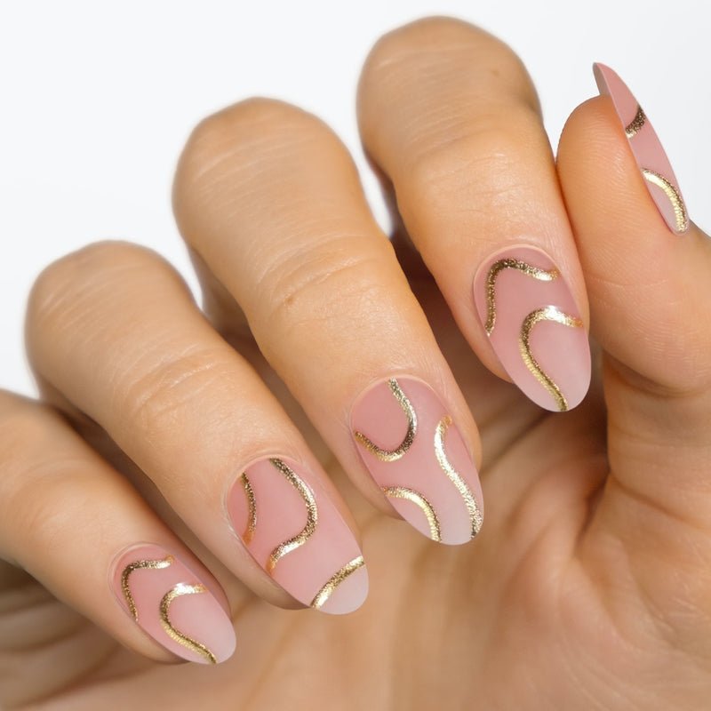 Gel Nail Strip ★ Liquid Gold - MoYou London