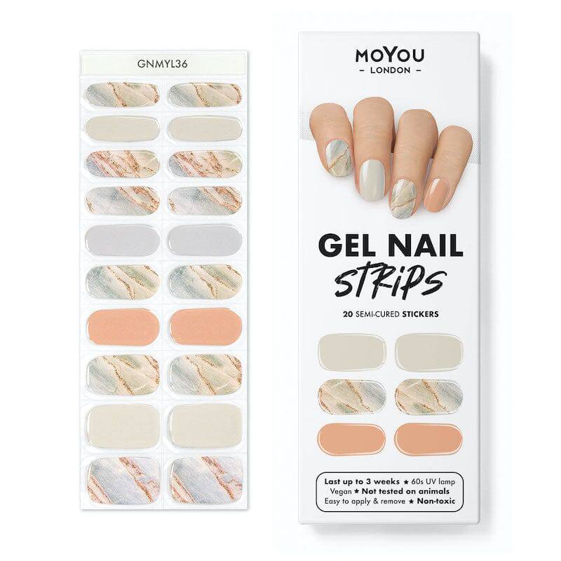 Gel Nail Strip ★ Marbelous - MoYou London