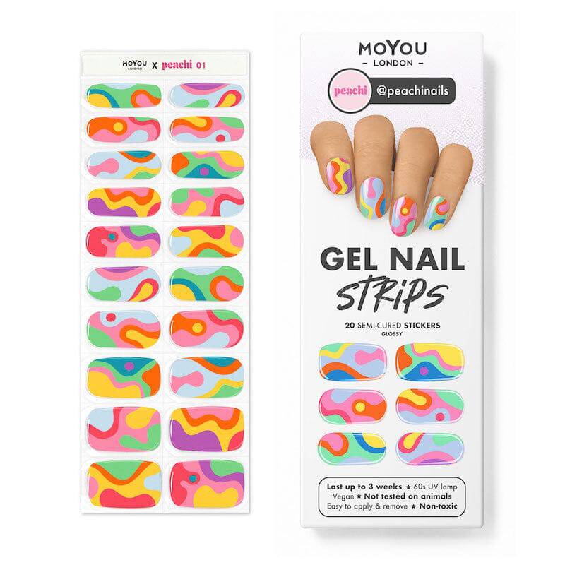Gel Nail Strip ★ @peachinails 03 - MoYou London