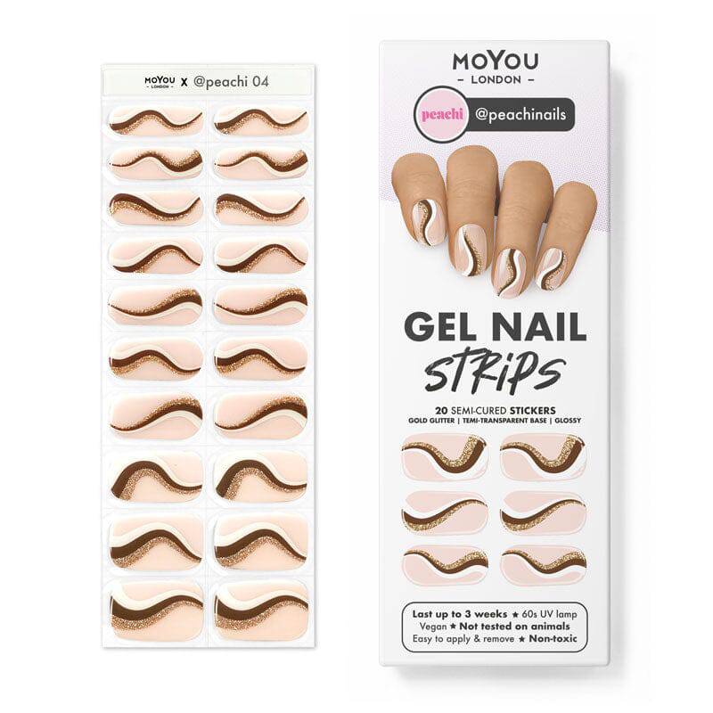 Gel Nail Strip ★ @peachinails 04 - MoYou London