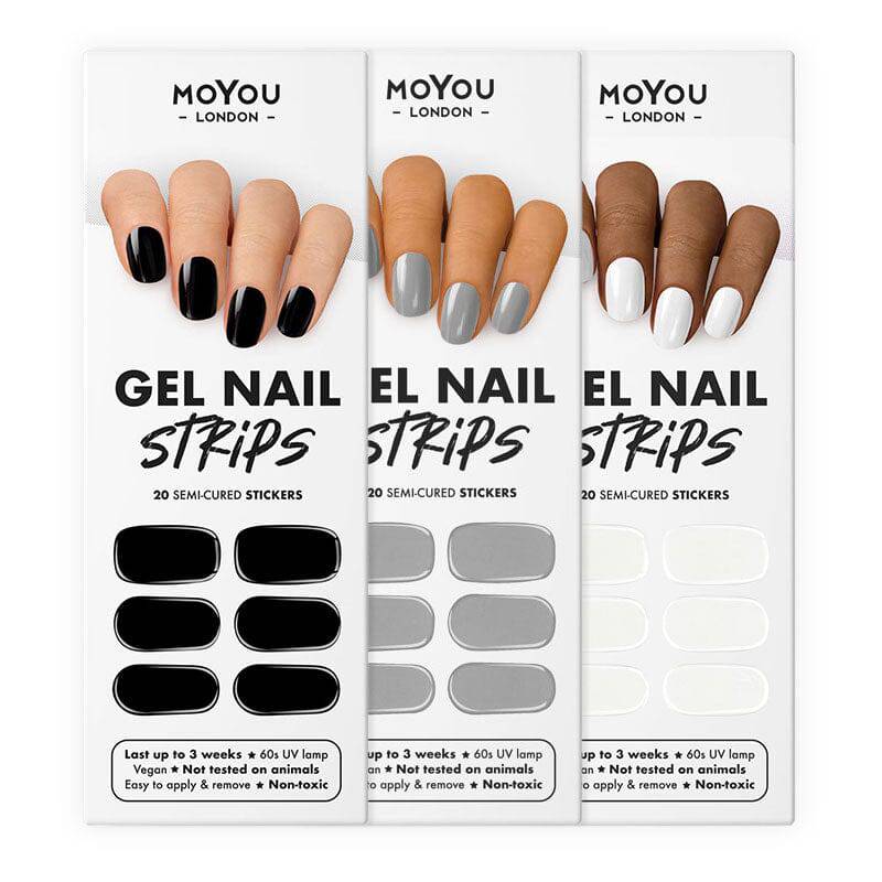 Gel Nail Strip Starter Kit ★ Monochrome - MoYou London