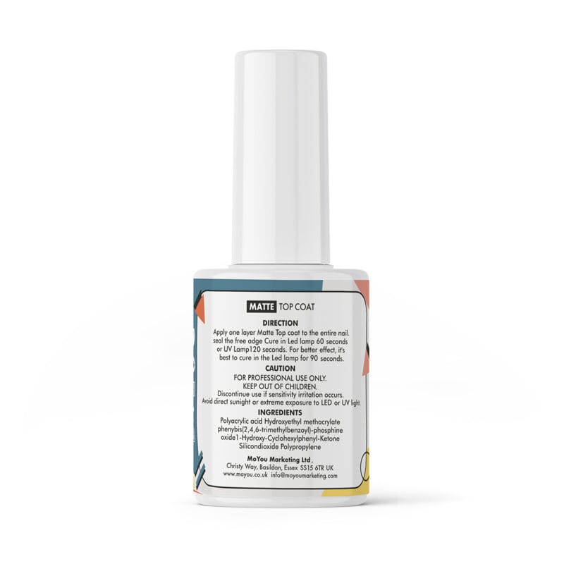 Premium Gel Polish ✦ Matte Top Coat - MoYou London