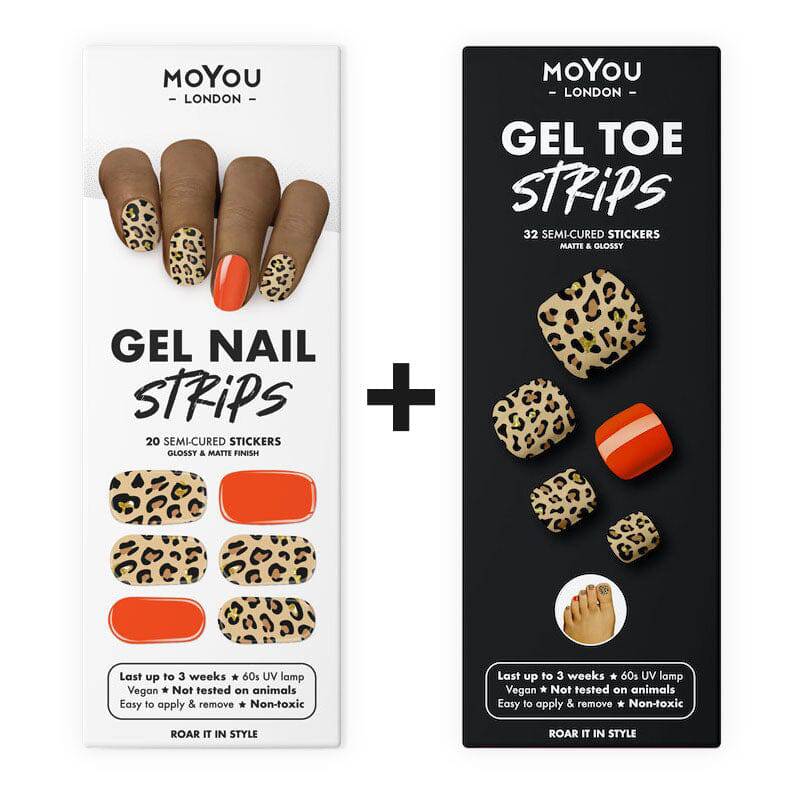 Gel Strip Bundle ★ Roar in Style Gel Nail Wraps MoYou London