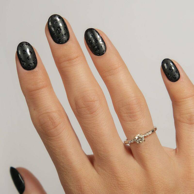 Gel Nail Strip ★ Black Jaguar - MoYou London