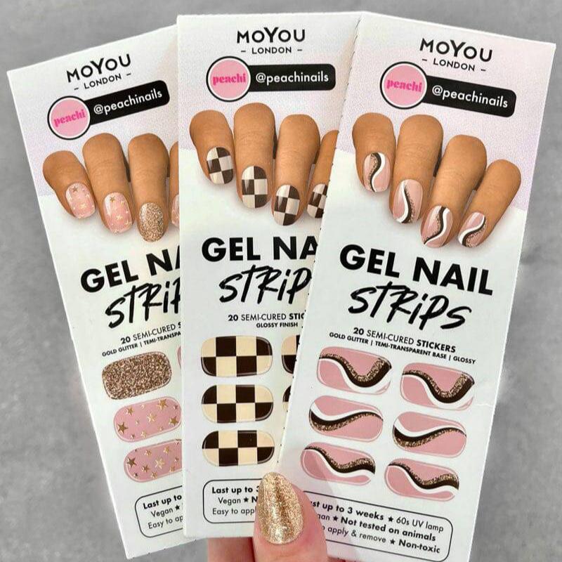Gel Nail Strip ★ @peachinails 04 - MoYou London