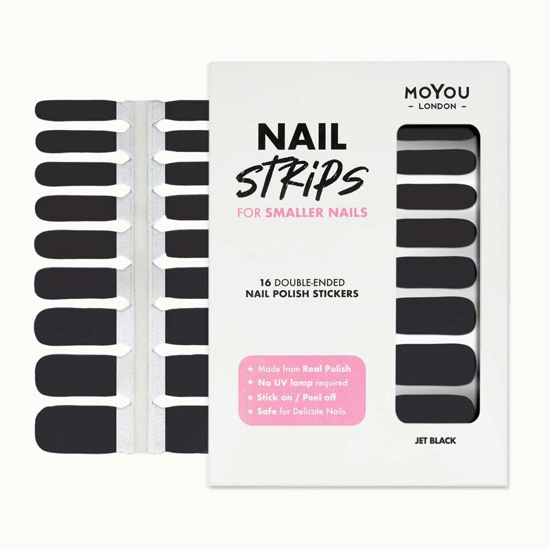 XS Nail Stickers ★ Jet Black - MoYou London