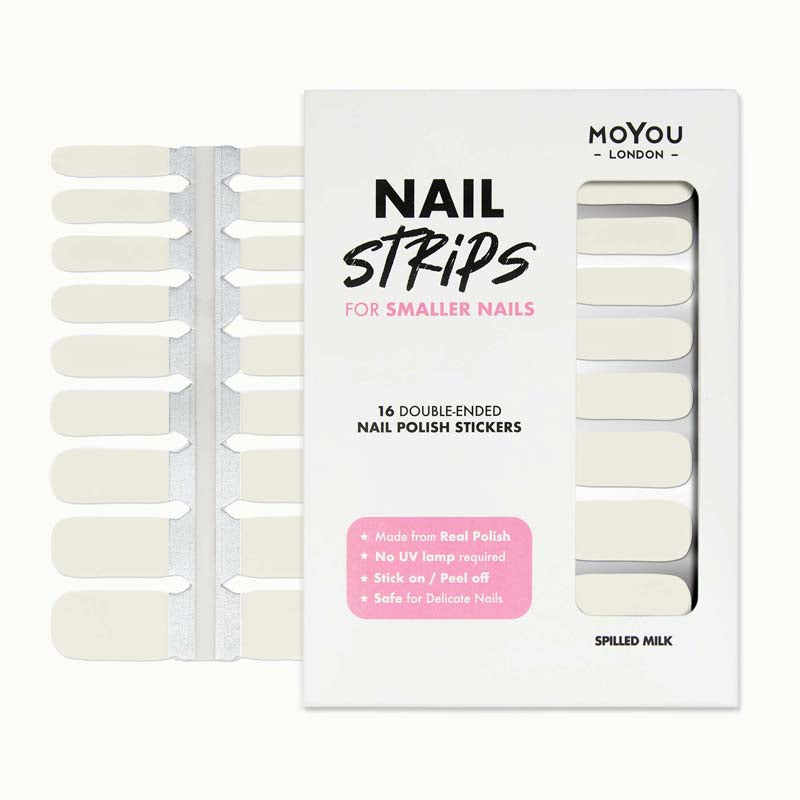 XS Nail Stickers ★ Spilled Milk - MoYou London