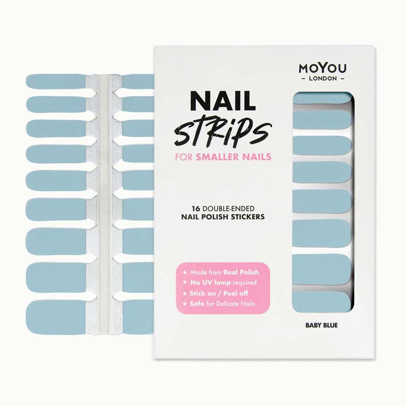 XS Nail Stickers ★ Baby Blue - MoYou London