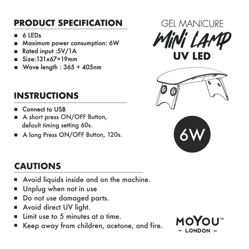 Light PINK UV LED LAMP