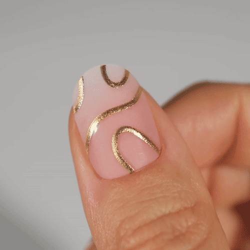 Gel Nail Strip ★ Liquid Gold - MoYou London