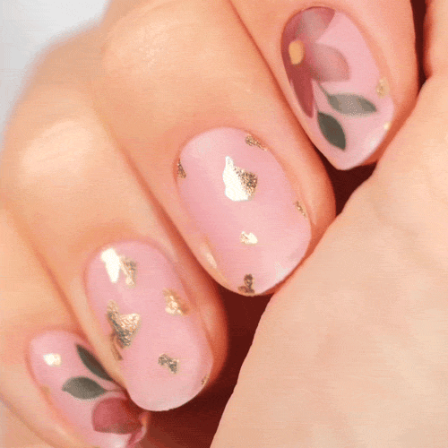 Gel Nail Strip ★ Midnight Garden - MoYou London
