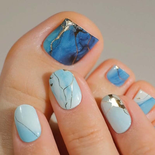 Gel Toe Strip ⭐️ ⭐️ ⭐️ Aqua Aura - MoYou London