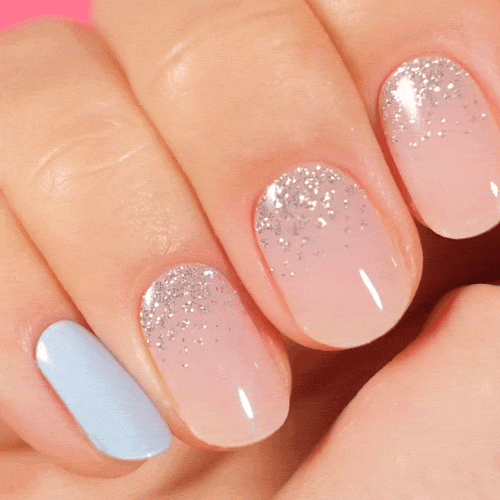 Gel Nail Strip ⭐️ ⭐️ ⭐️ Silver Lining - MoYou London