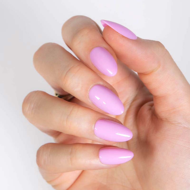 Think Pink Short Almond • Soft Gel Press Ons - MoYou London