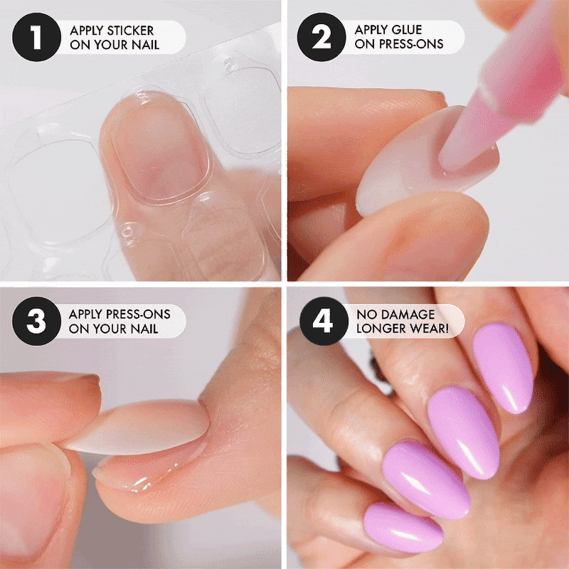 Think Pink Short Almond • Soft Gel Press Ons - MoYou London