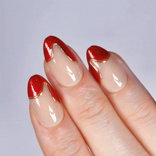 French Fries Short Almond • Soft Gel Press Ons - MoYou London