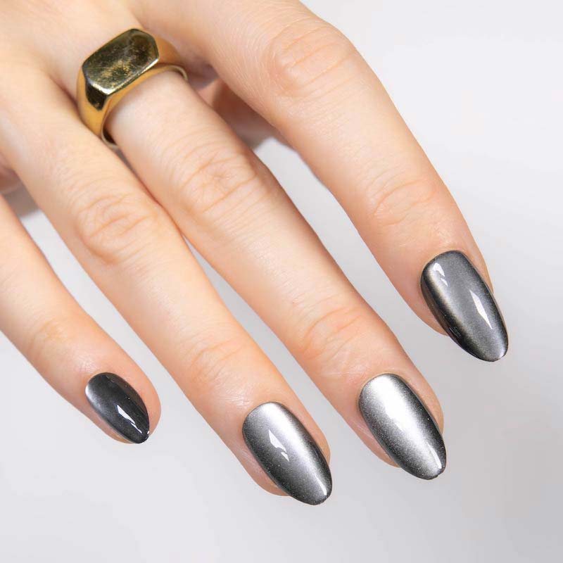 Diamond Dust Short Almond • Soft Gel Press Ons - MoYou London