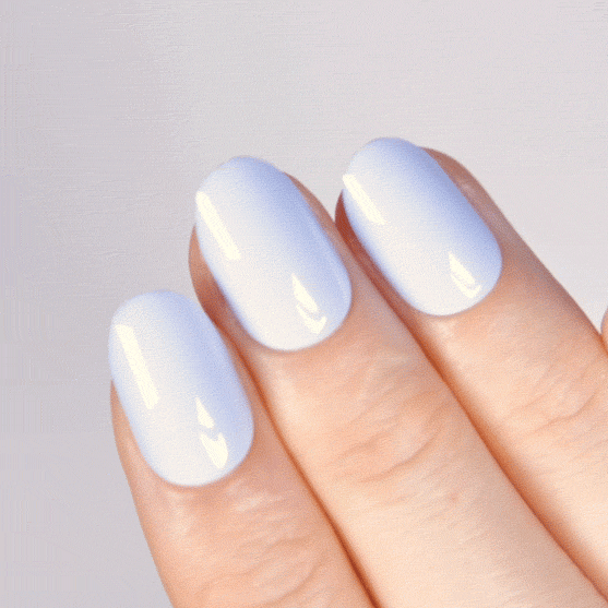 Cloud & Proud Short Oval • Soft Gel Press Ons - MoYou London