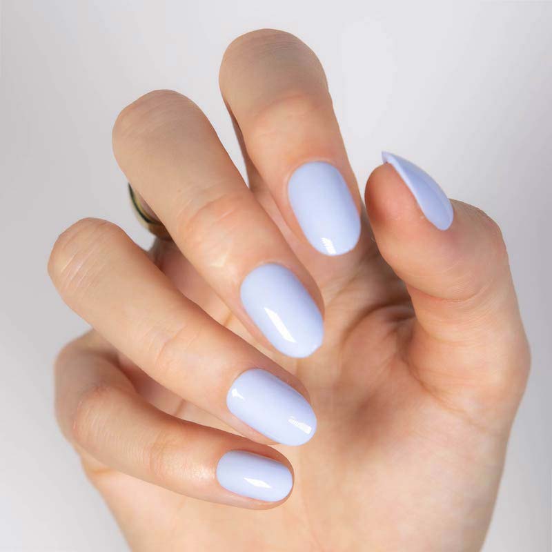 Cloud & Proud Short Oval • Soft Gel Press Ons - MoYou London