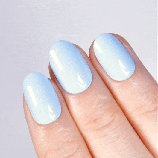 Breeze with Ease Short Oval • Soft Gel Press Ons - MoYou London