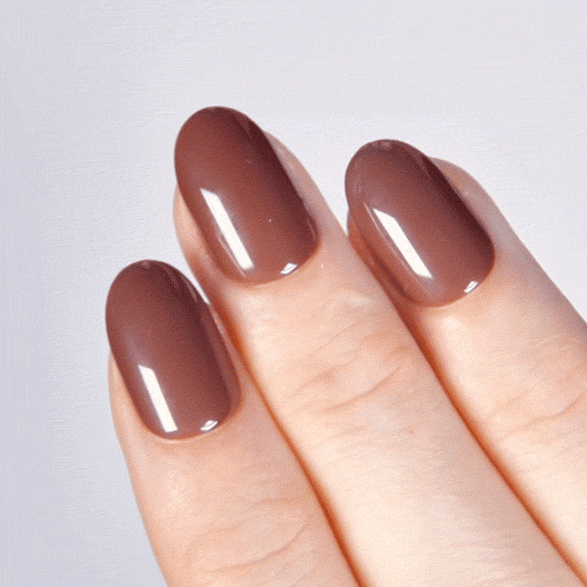 Terra Cotta Short Oval • Soft Gel Press Ons - MoYou London
