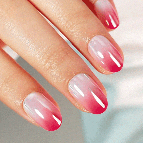 Fade & Fabulous Short Oval • Soft Gel Press Ons - MoYou London