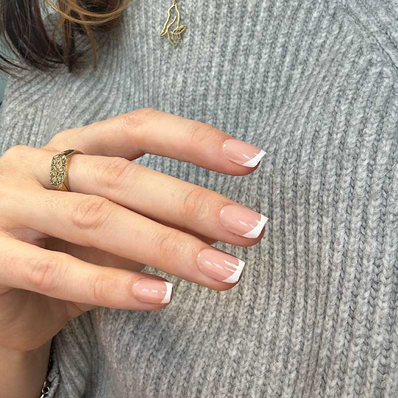Vanilla Cream Short Square • Soft Gel Press Ons - MoYou London