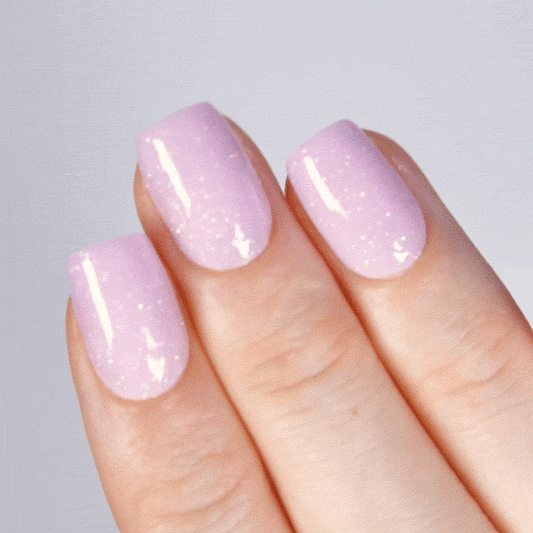 pink marshmallow Short Square • Soft Gel Press Ons - MoYou London