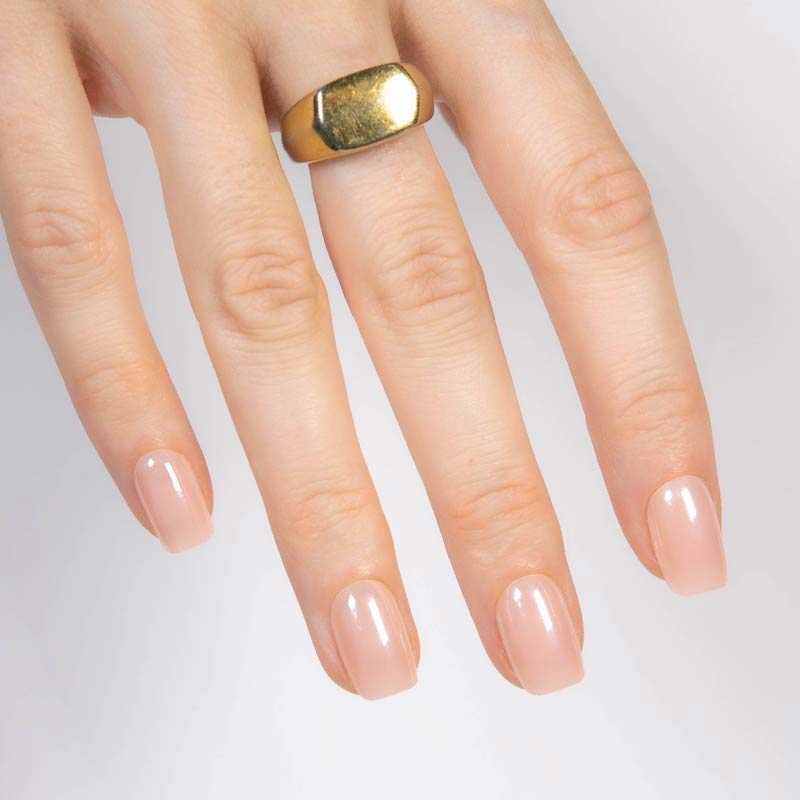 Bare Bliss Short Square • Soft Gel Press Ons - MoYou London