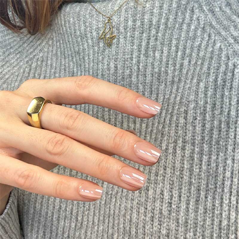 Bare Bliss Short Square • Soft Gel Press Ons - MoYou London