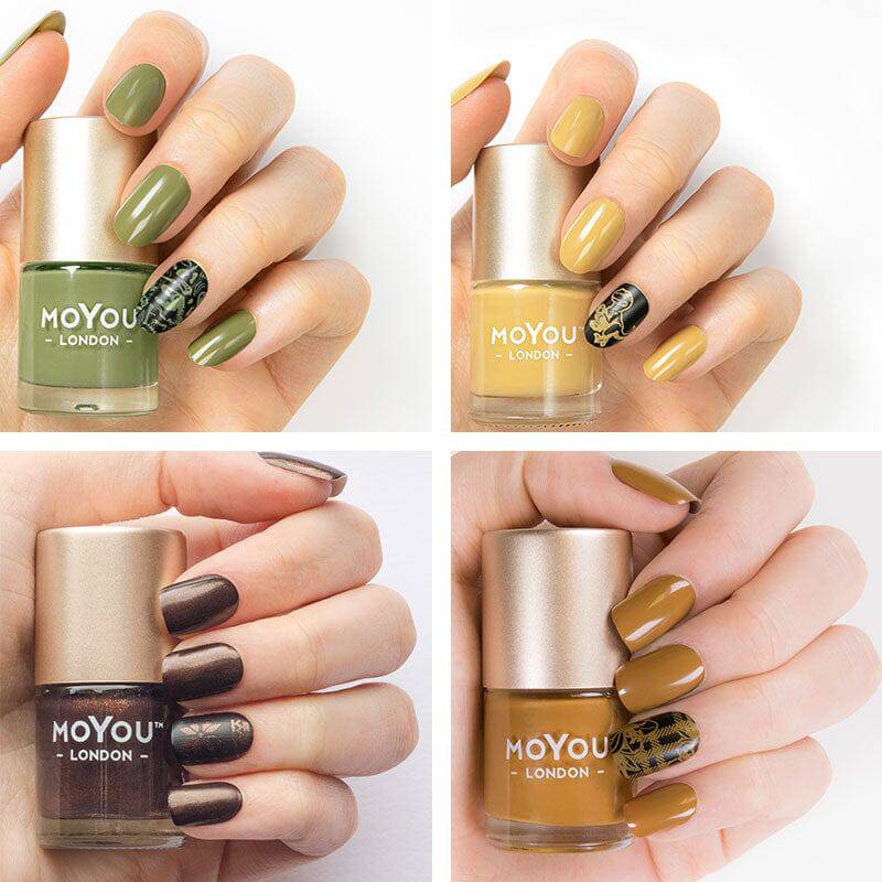 Rustling ★ Nail Polish Bundle Nail Art Stencil MoYou London