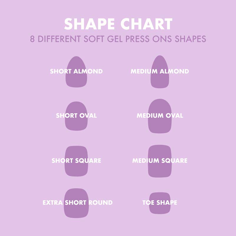 Lunar Shine Short Almond • Soft Gel Press Ons - MoYou London