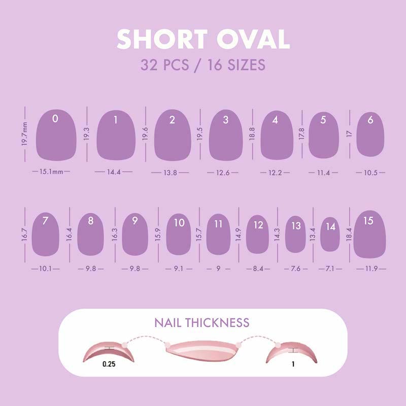 Bold Inferno Short Oval • Soft Gel Press Ons - MoYou London