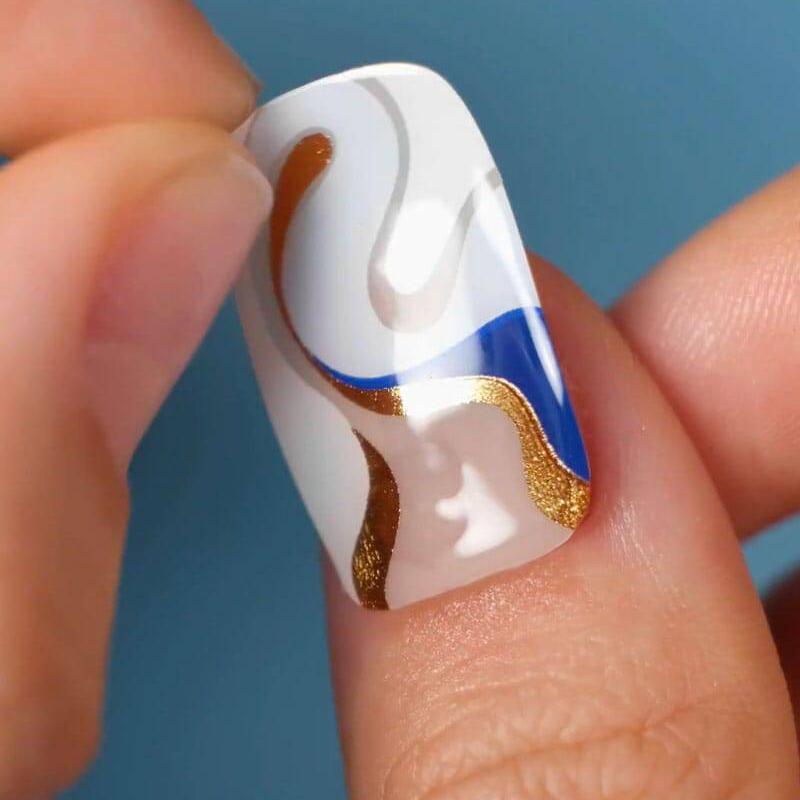 Gel Nail Strip ★ @rebekahxpritchard 02 - MoYou London