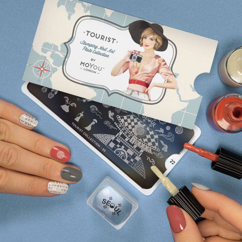 Tourist 22 ✦ Nail Stamping Plate - MoYou London