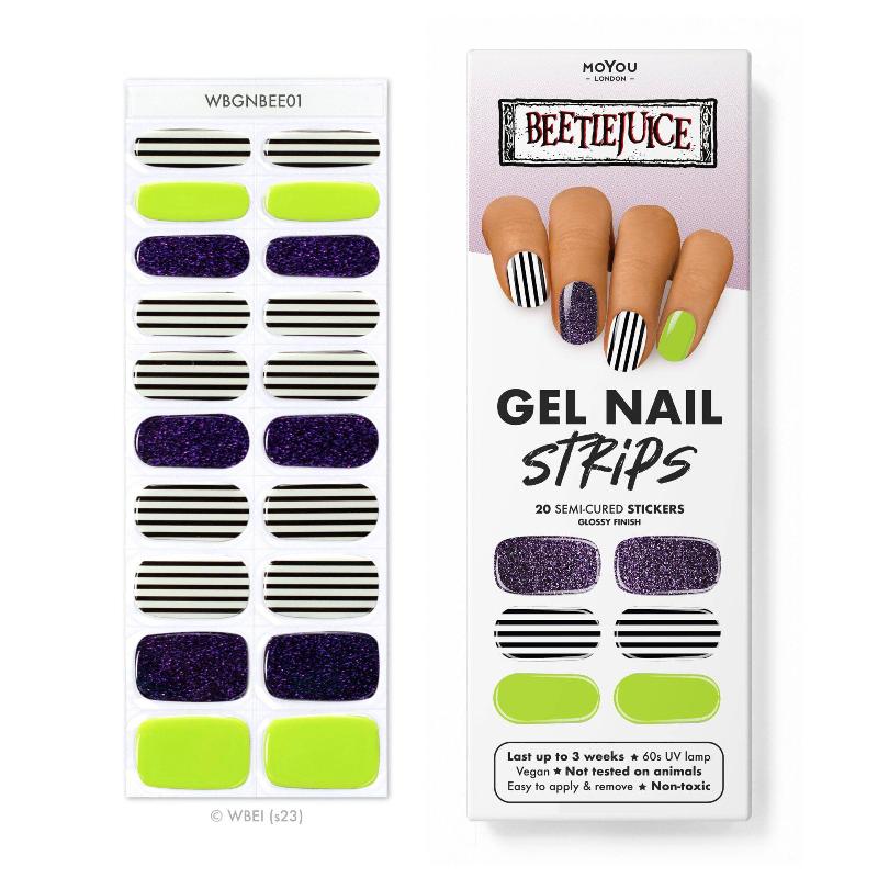 Gel Nail Strip ★ Beetlejuice - MoYou London