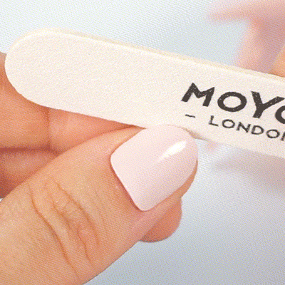 Filing the Gel Nail Strip