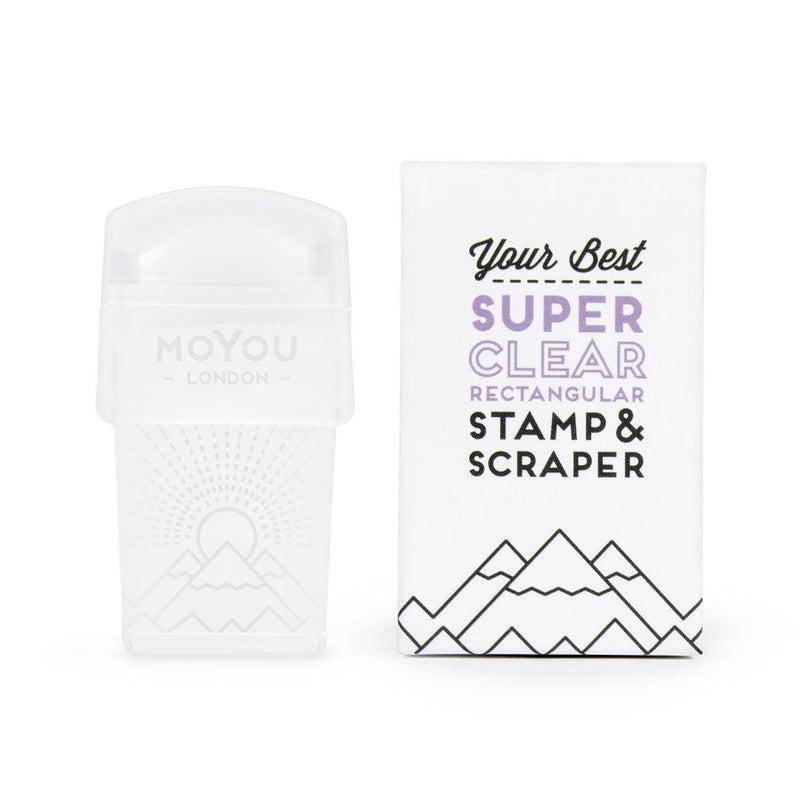 3 in 1 ✦ Super Clear Rectangular Stamper & Scraper - MoYou London