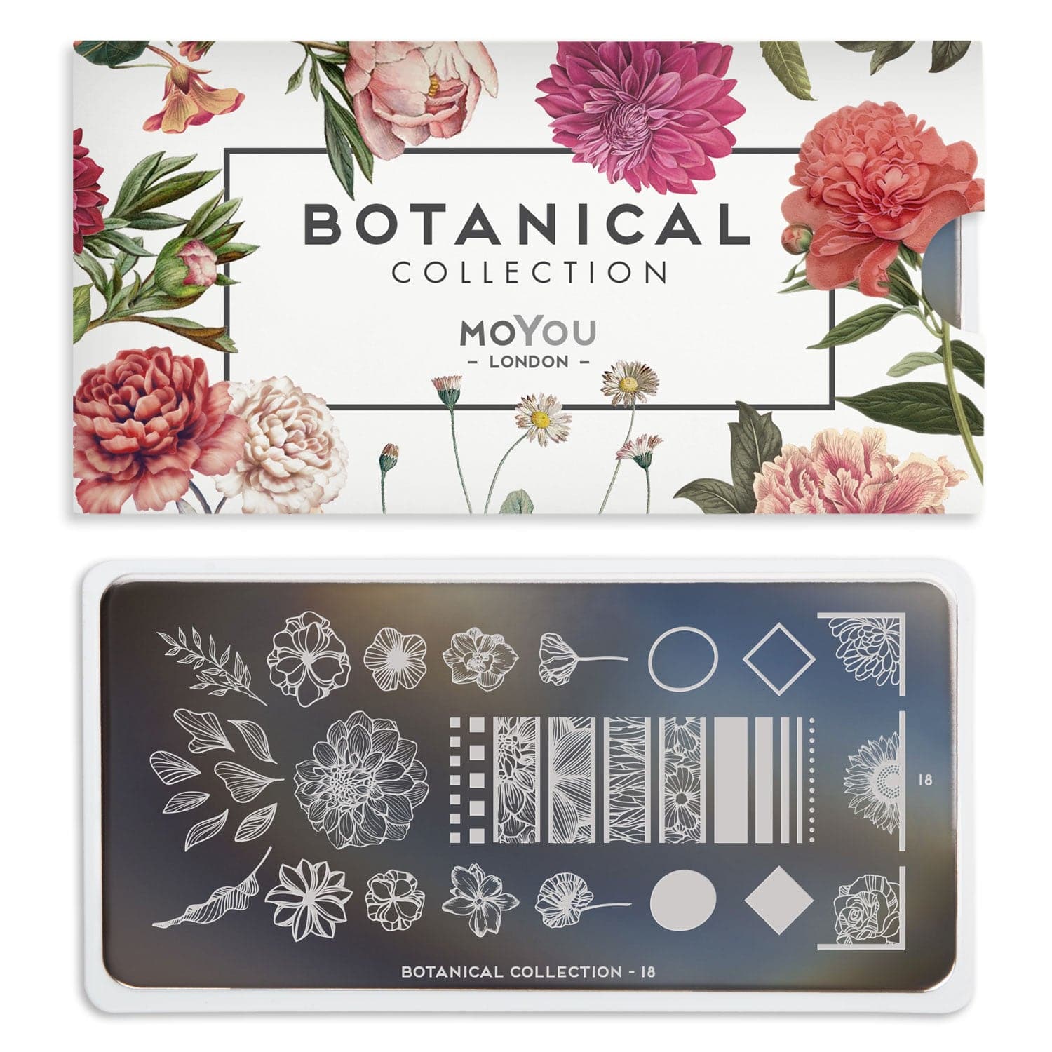 Botanical 18 ✦ Nail Stamping Plate - MoYou London
