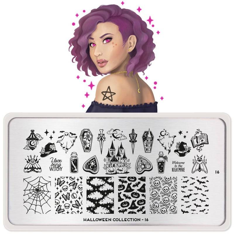 Halloween 16 ✦ Nail Stamping Plate - MoYou London