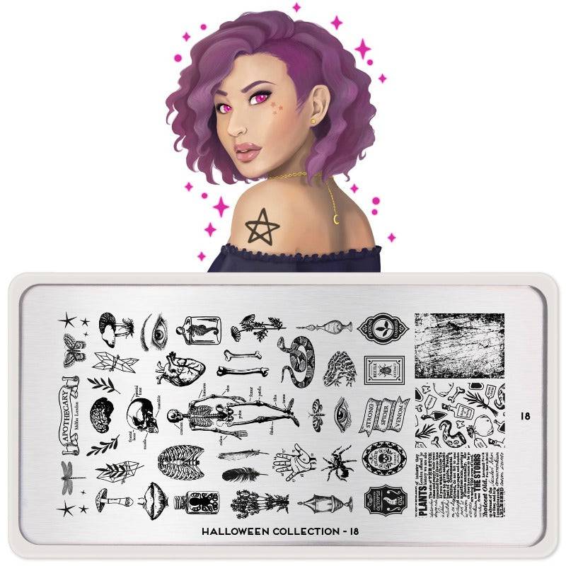 Halloween 18 ✦ Nail Stamping Plate - MoYou London