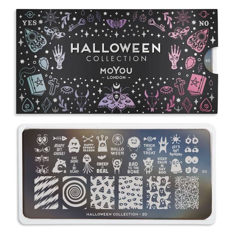 Halloween 20 ⦠Nail Stamping Plate - MoYou London
