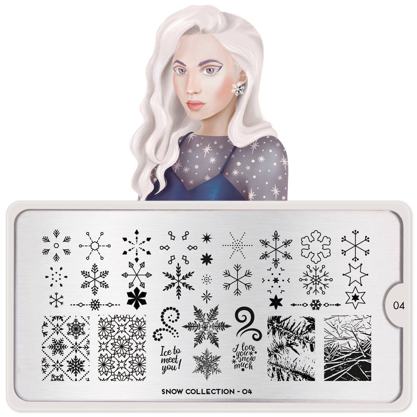 Winter Plate Bundle ★ £10 ONLY! Nail Art Stencil Bundles MoYou London