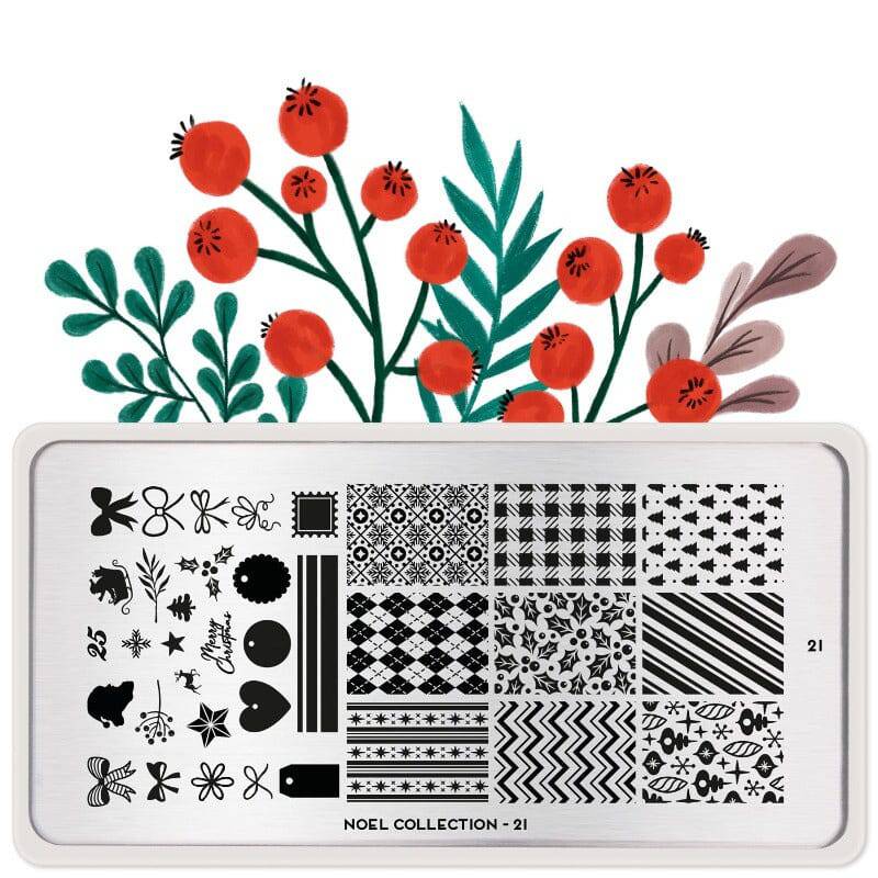Noel 21 ✦ Nail Stamping Plate - MoYou London