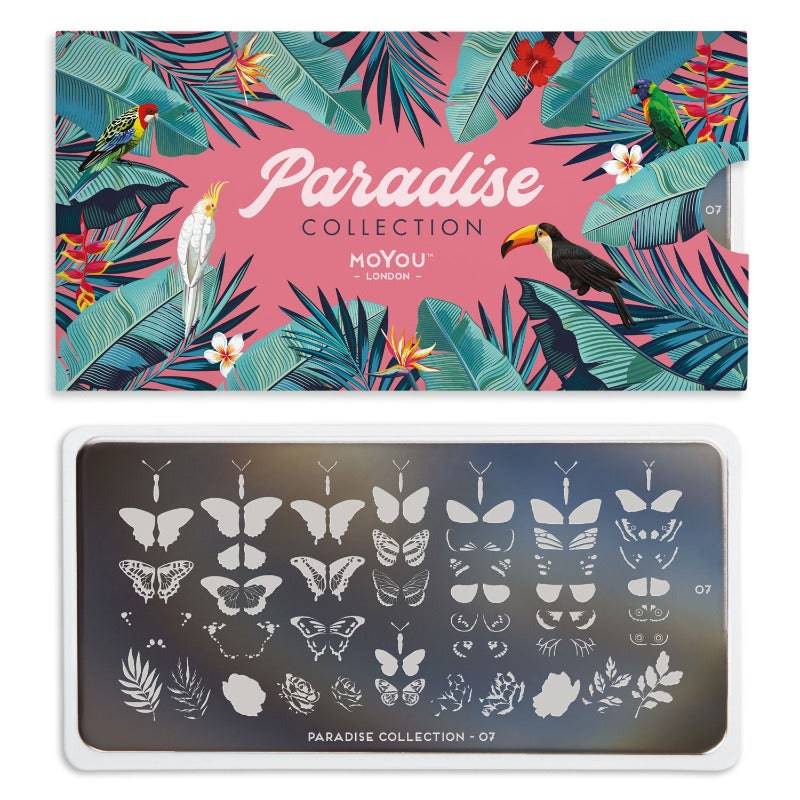 Paradise 07 ✦ Nail Stamping Plate - MoYou London