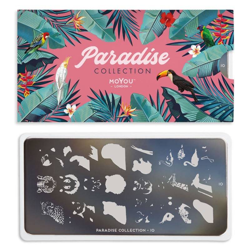 Paradise 10 ✦ Nail Stamping Plate - MoYou London