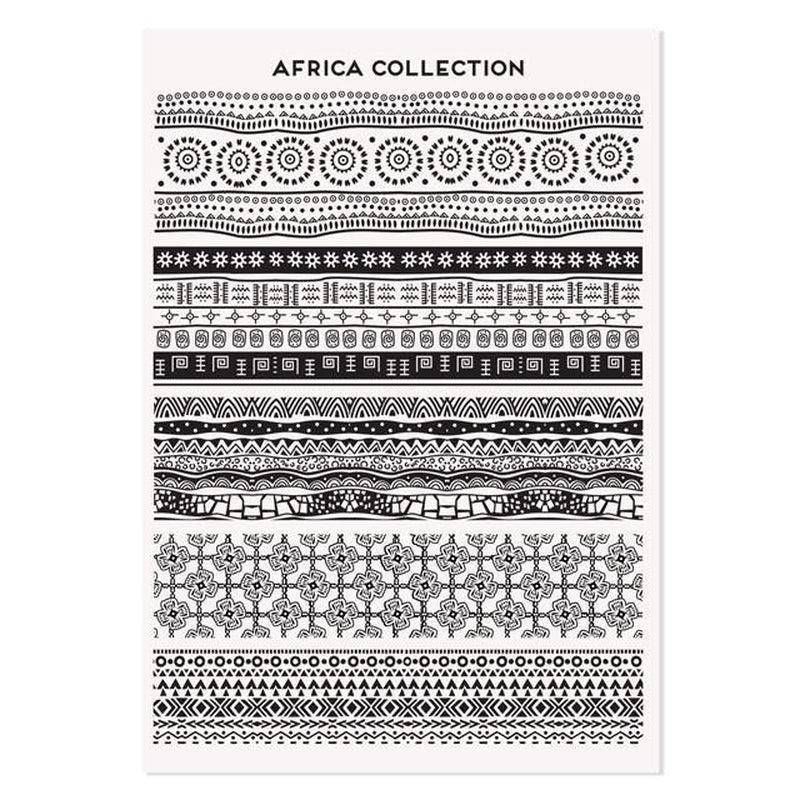 Africa Black Temporary Tattoo - MoYou London