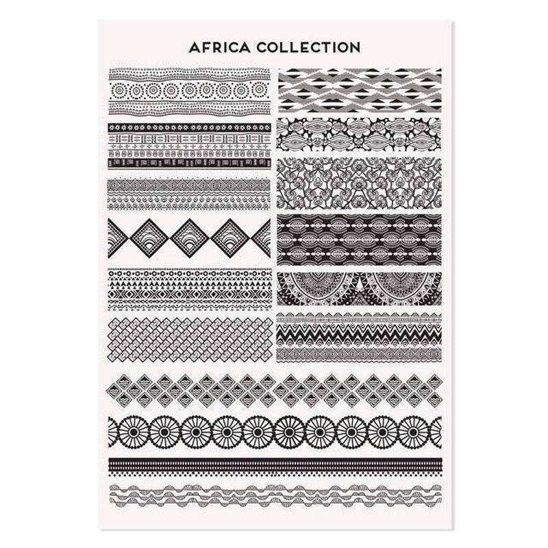 Africa Black Temporary Tattoo - MoYou London